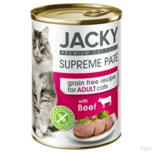 Árcsökkenés Jacky macska konzerv pástétom marha 400g