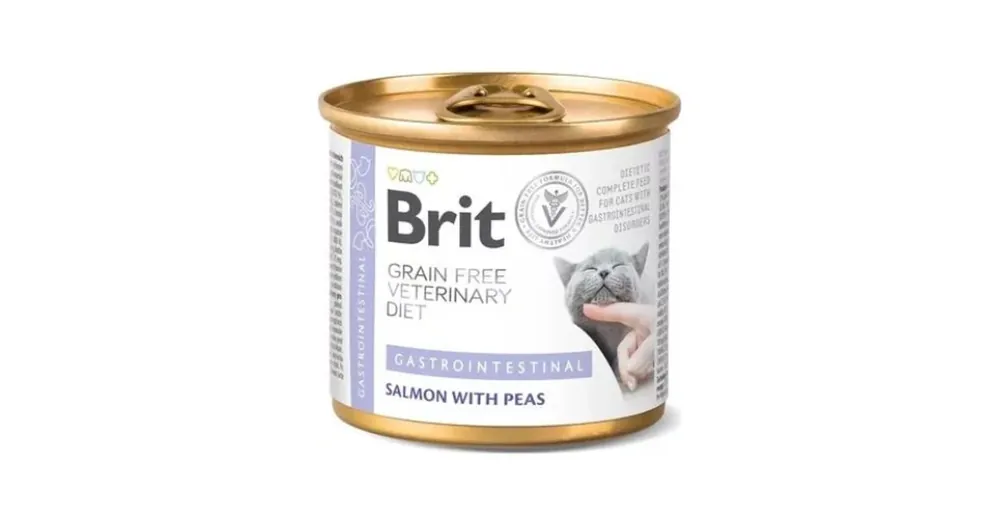Brit Veterinary Diets Cat GF Gastrointestinal konzerv 200g Vásárlói kedvenc