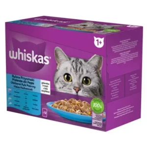 Ajánlat WHISKAS alutasakos 12-pack halas válogatás 12*85g