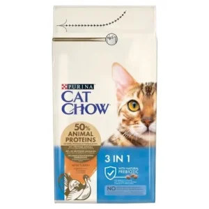 Expressz szállítás CAT CHOW 3-in-1 Pulykában gazdag száraz macskaeledel 15 kg