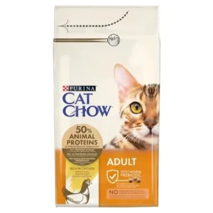 Szuper akció CAT CHOW Adult Csirkében gazdag száraz macskaeledel 15 kg