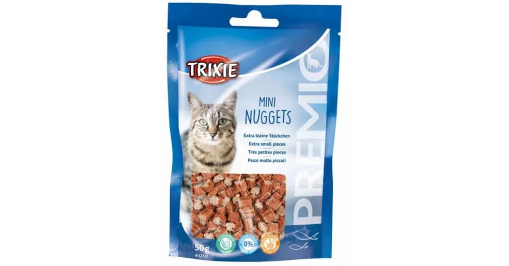 Trixie Mini Fish Nuggets - jutalomfalat (hal) macskák részére 50g Kihagyhatatlan ajánlat