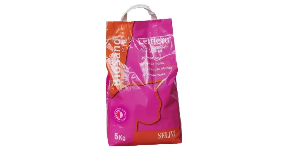 Szezonális akció Biosand Macskaalom Illatos Csomósodó, Bentonit 5 kg