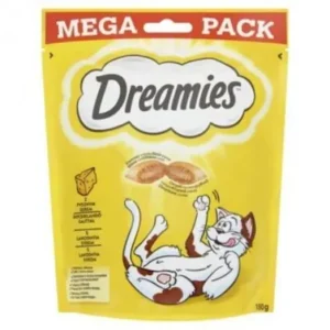 Árcsökkenés Dreamies Mega Pack Töltött falatkák - Sajtos (180g)