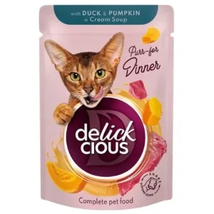 Delickcious Kacsacsíkok sütőtökkel krémlevesben 85g Kedvezményes ár