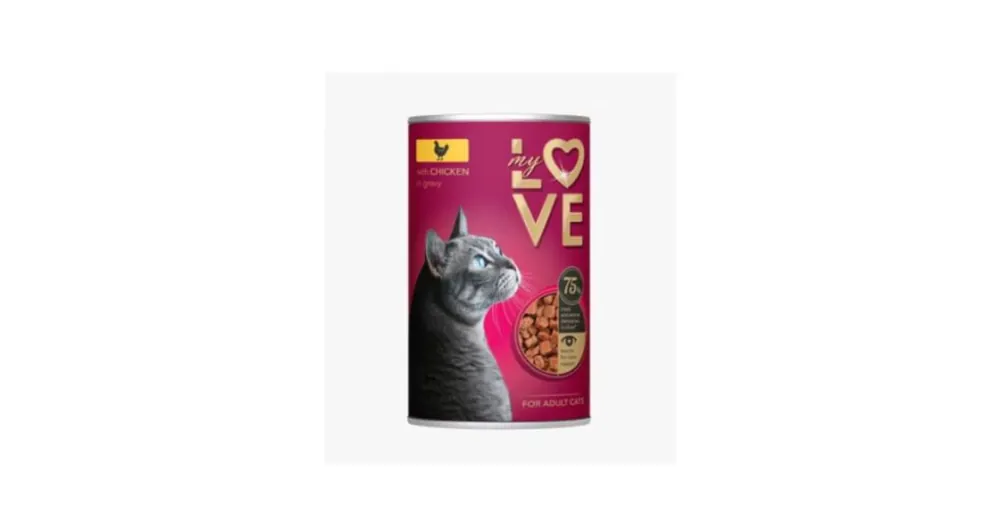 My Love teljes értékű macskakonzerv csirkével 415g Szuper akció