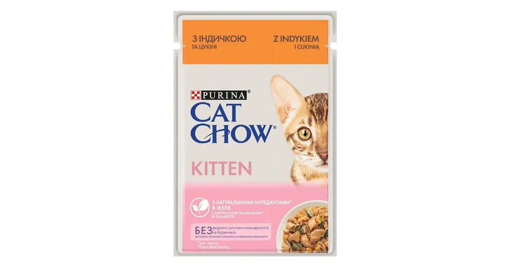 Vedd meg online CAT CHOW Kitten nedves macskaeledel aszpikban 85g