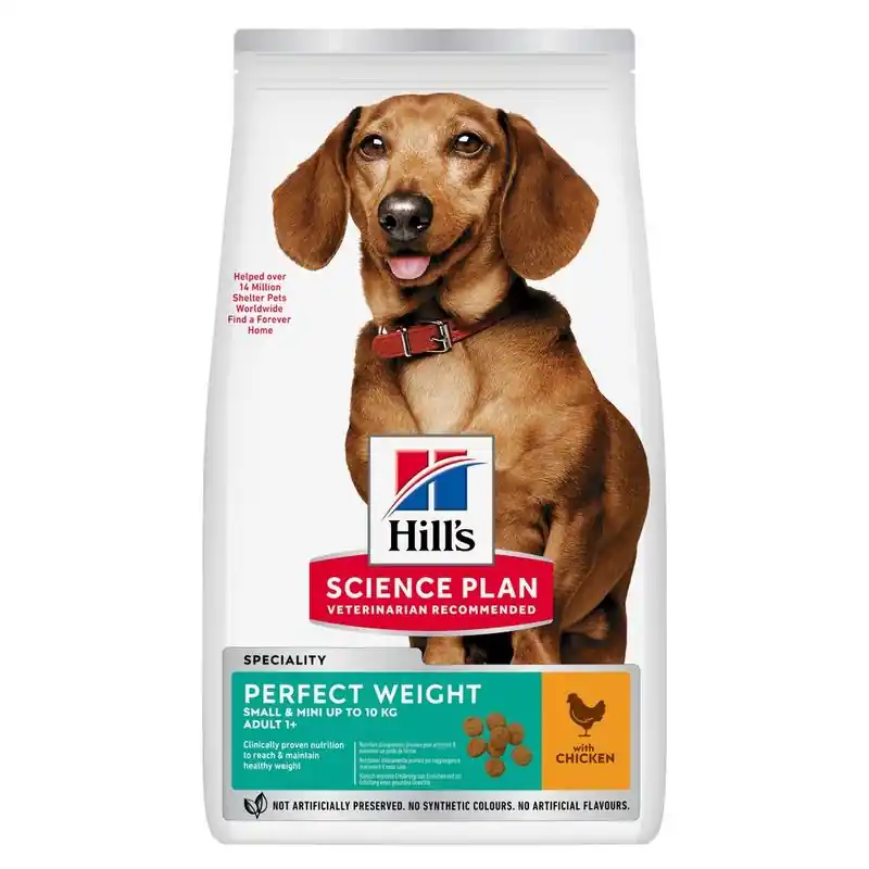 Hill‘s Science Plan Adult 1+ Perfect Weight Small & Mini csirke Árcsökkenés