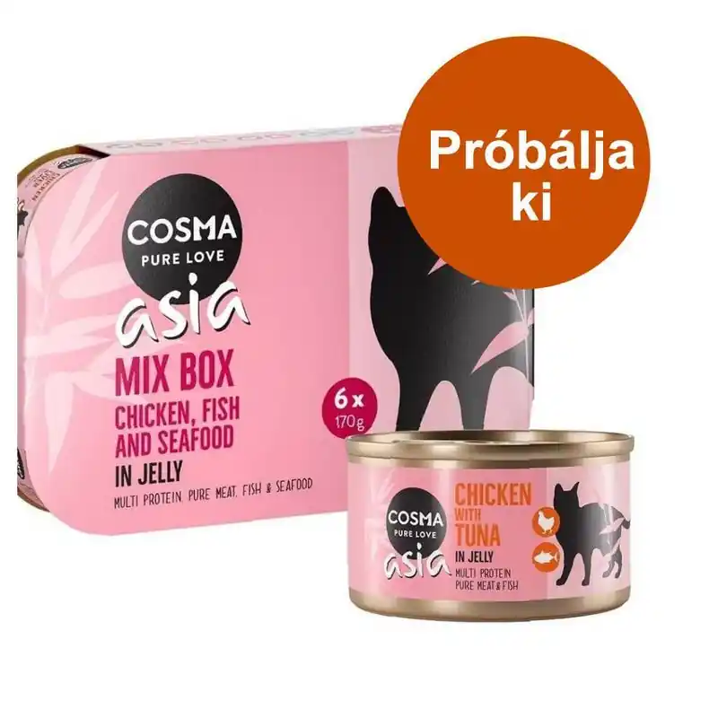 Bestseller Cosma Asia aszpikban vegyes próbacsomag