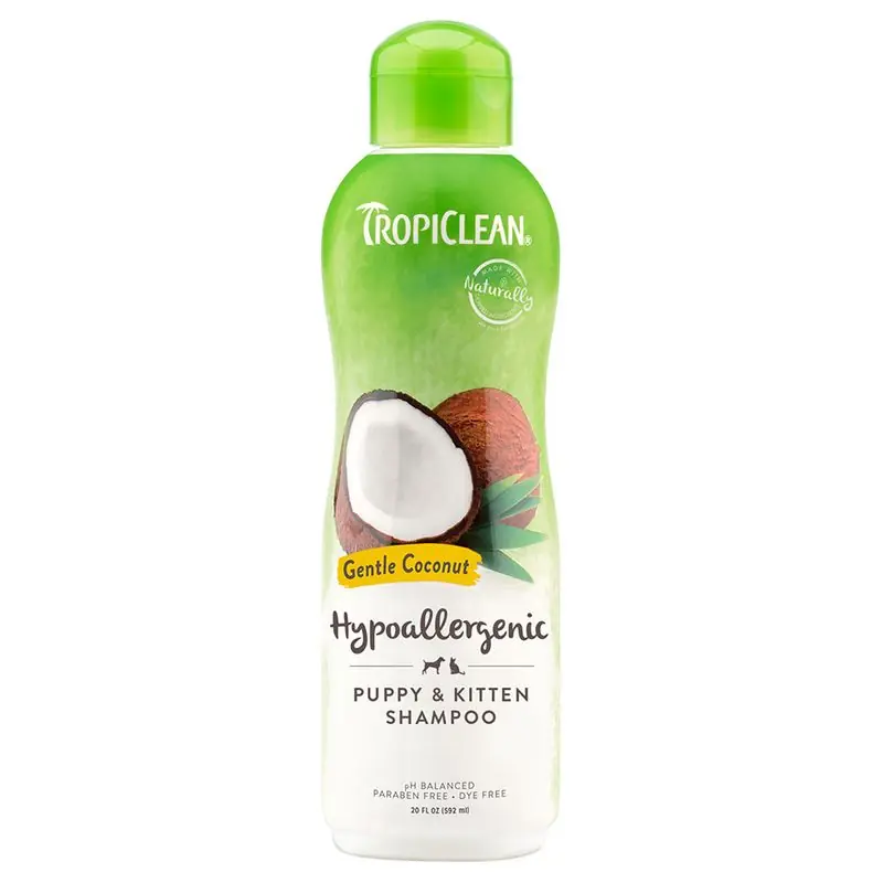 TropiClean Hypoallergenic ápoló sampon Csak ma