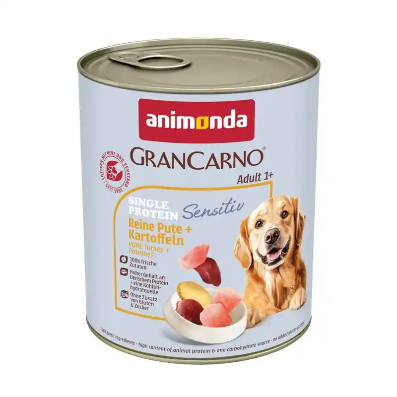 Különleges ajánlat animonda GranCarno Adult Single Protein Sensitive 6 x 800 g