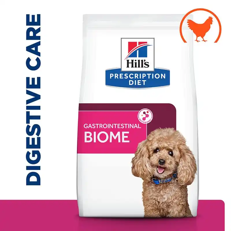 Hill‘s Prescription Diet Gastrointestinal Biome Mini csirke kutyatáp Biztonságos fizetés