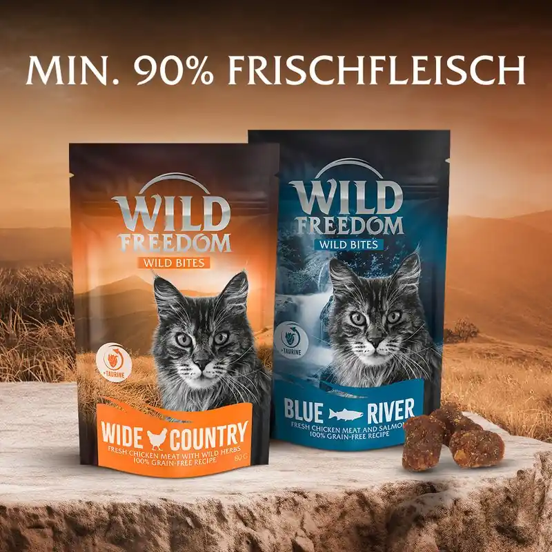 Utolsó esély Wild Freedom Snack - Wild Bites 80 g (gabonamentes receptúra)