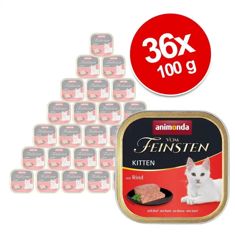 animonda vom Feinsten Kitten gazdaságosan 36 x 100 g Csak ma
