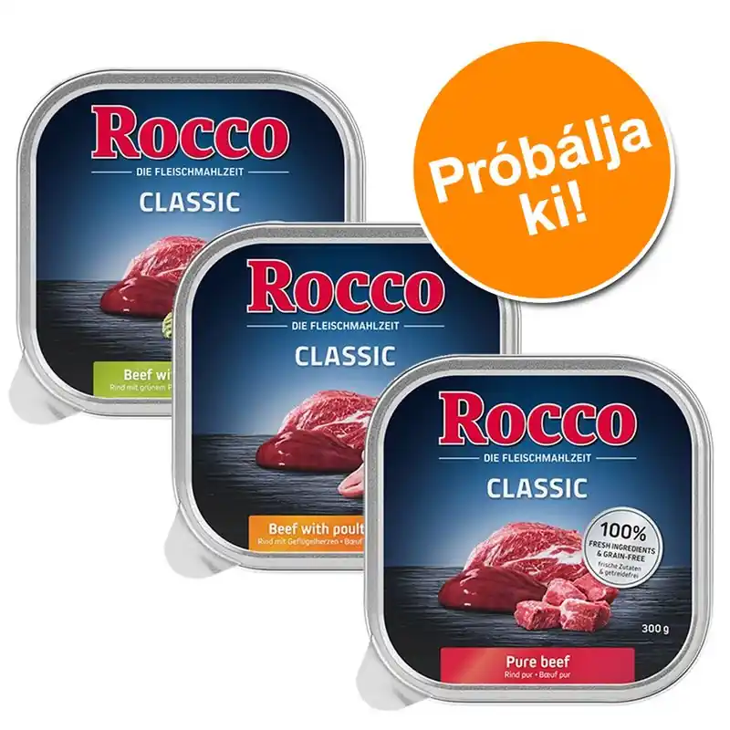 Rocco tálcás vegyes próbacsomag 9 x 300 g Rendeld meg most