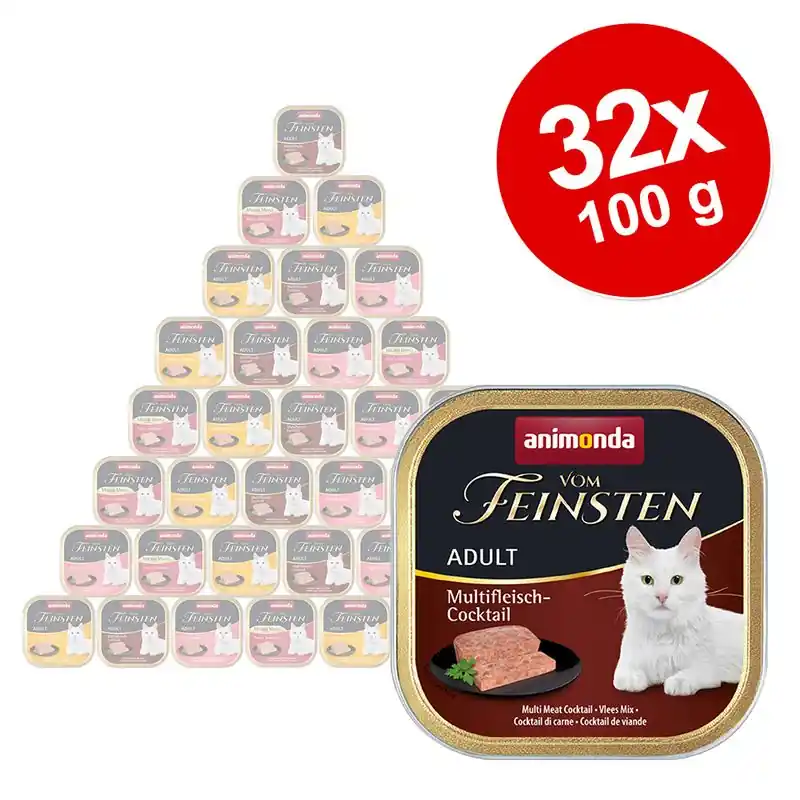 Gyors kiszállítás animonda Vom Feinsten vegyes csomag 32 x 100 g