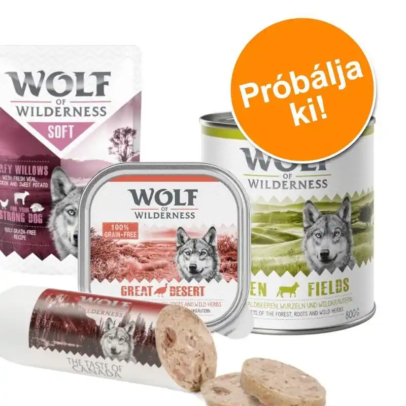 Wolf of Wilderness vegyes csomag Biztonságos vásárlás