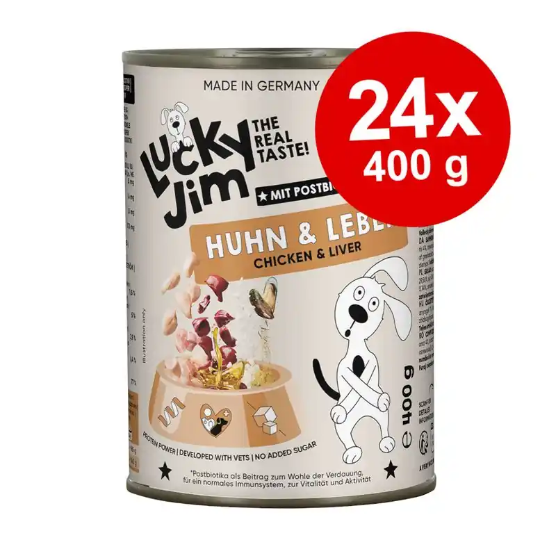 Lucky Jim Adult gazdaságos csomag 24 x 400 g Legnépszerűbb
