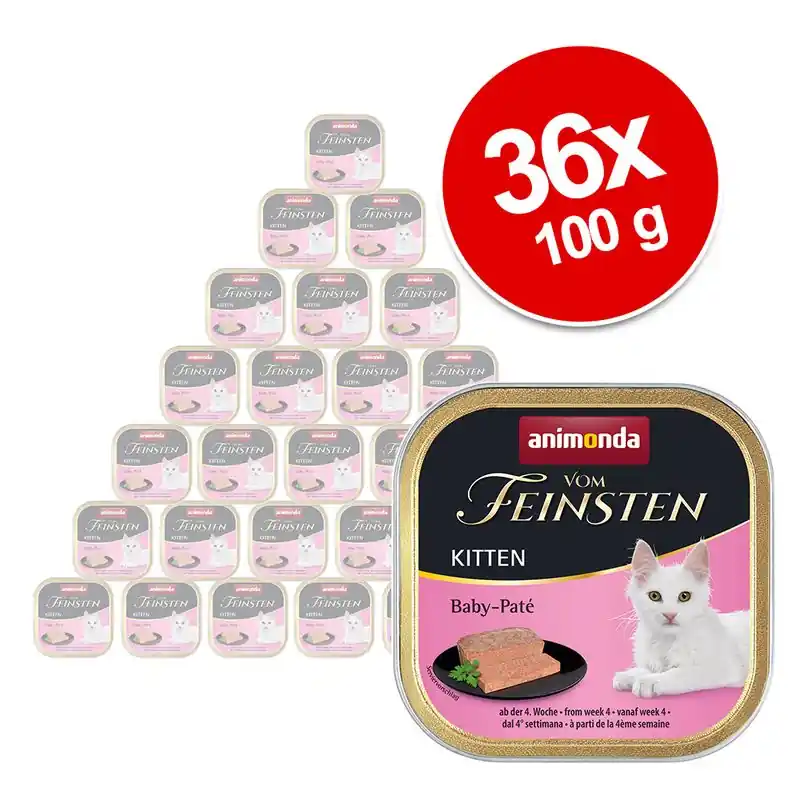 Gyors szállítás animonda vom Feinsten bébi-pástétom gazdaságosan 36 x 100 g
