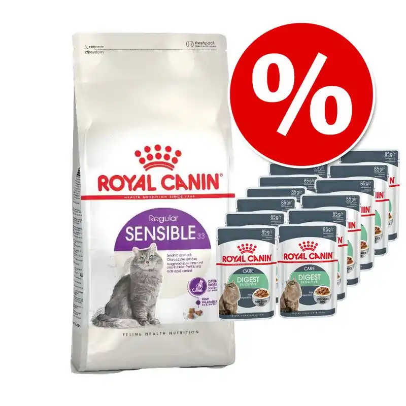 2 kg Royal Canin + 12 x 85 g Royal Canin szószban Olcsó