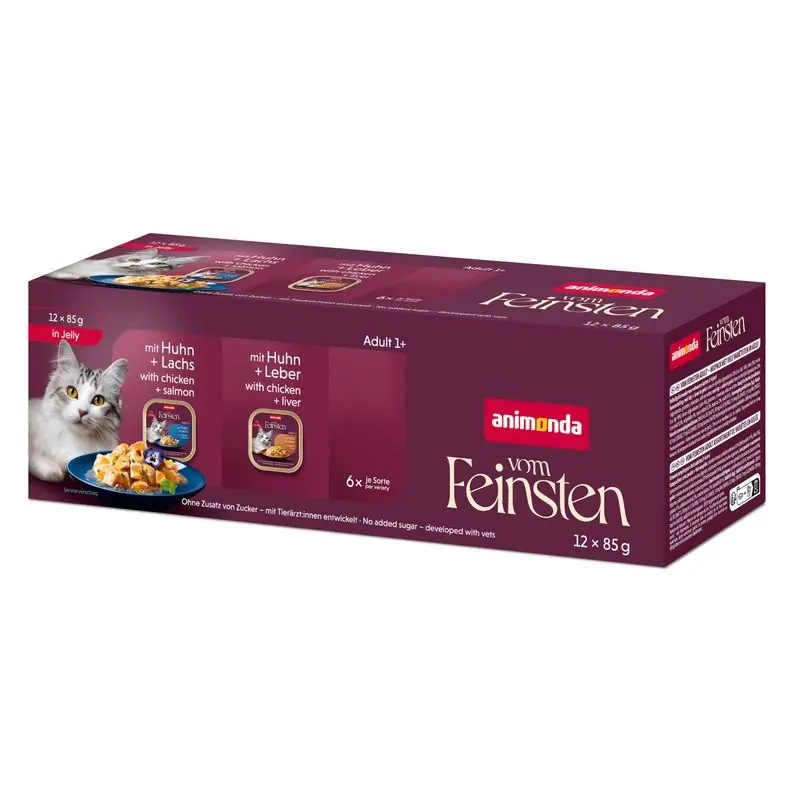 Gyors szállítás animonda vom Feinsten Adult aszpikban vegyes csomag