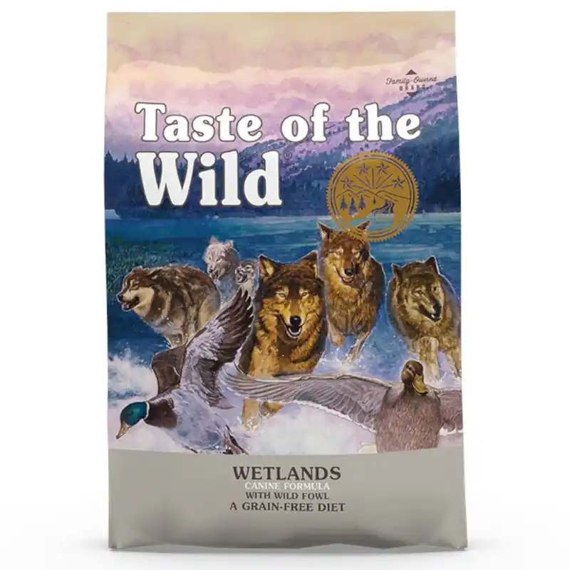 12,2 kg Taste of the Wild száraz- + 390 g nedvestáp 15% kedvezménnyel! Expressz szállítás