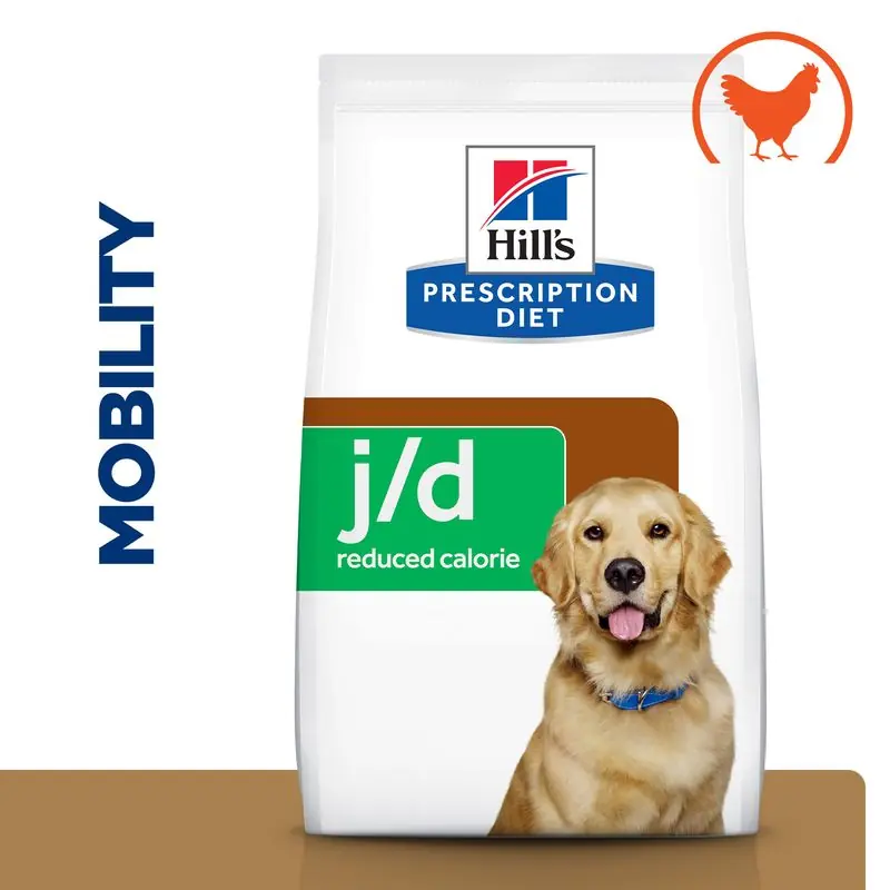 Szezonális akció Hill‘s Prescription Diet j/d Reduced Calorie Joint Care kutyatáp