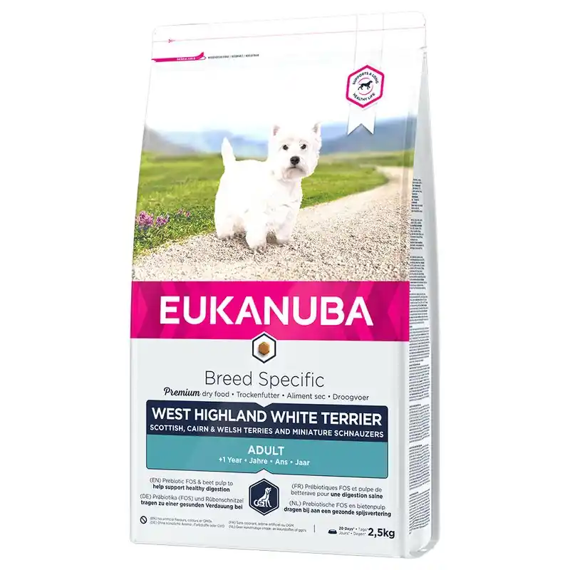 Különleges ajánlat Eukanuba Adult Breed Specific West Highland White Terrier