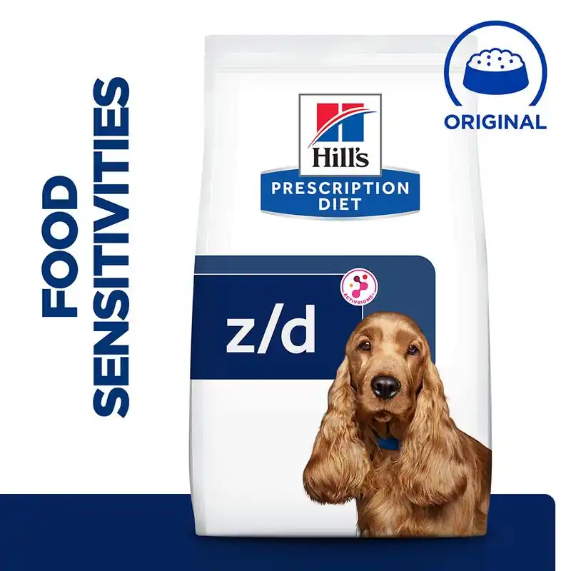 Nézd meg most Hill‘s Prescription Diet z/d Food Sensitivities csirke kutyatáp
