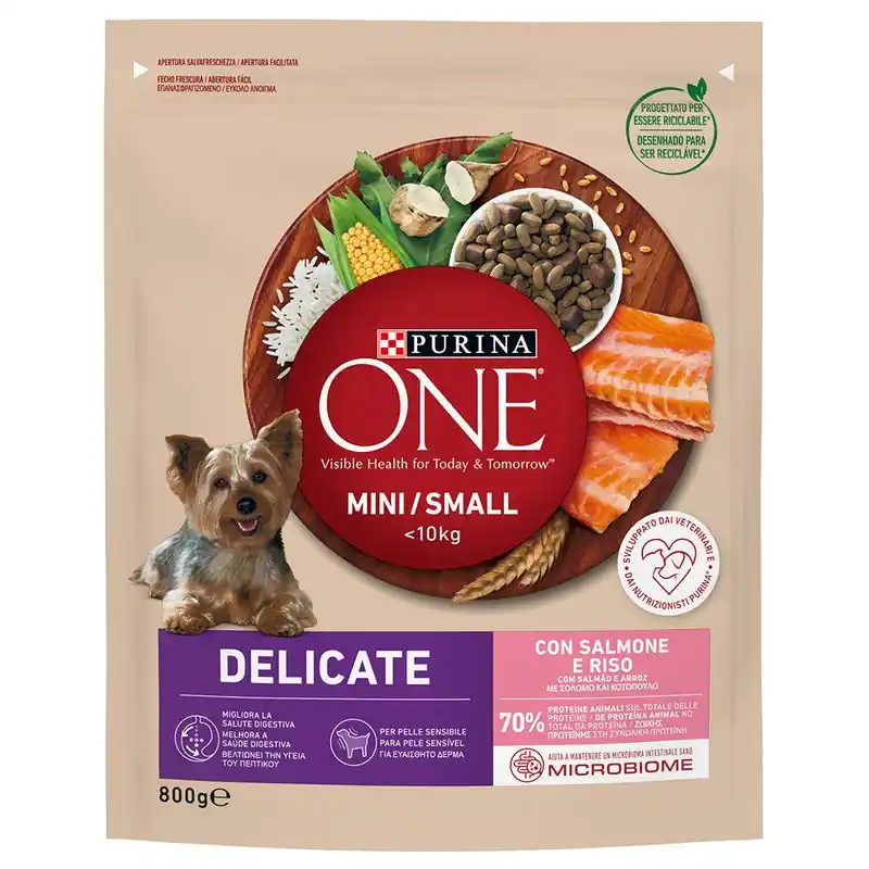 PURINA ONE Mini Delicate lazac & rizs Végkiárusítás