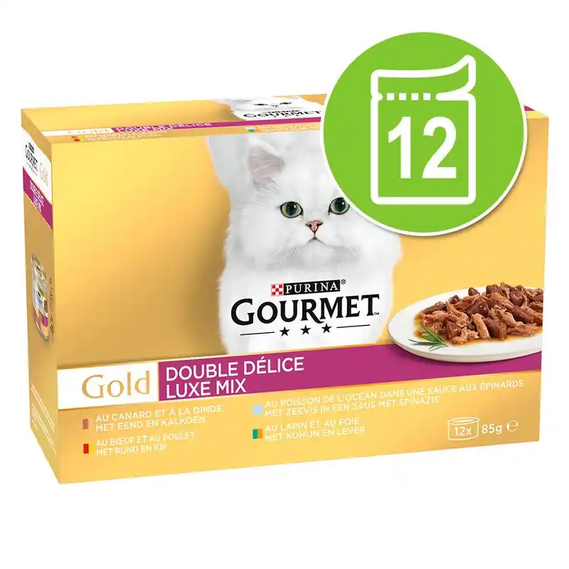 Kedvezmény Gourmet Gold Duo Delice Luxus mix