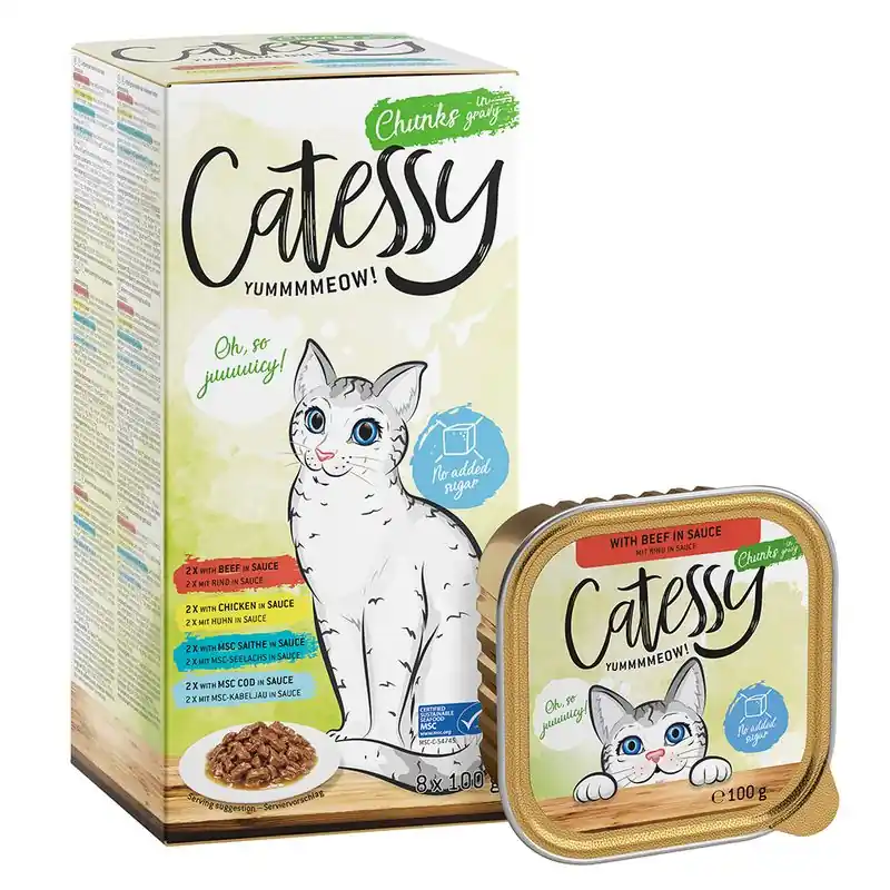Akció Catessy falatok szószban tálcás vegyes csomag