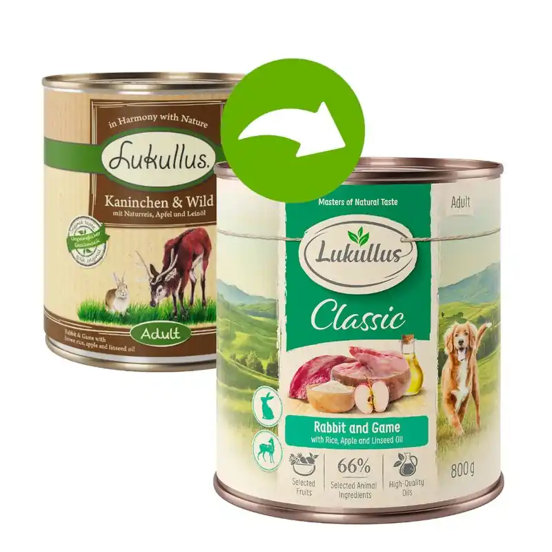 Azonnali szállítás Lukullus Naturkost Adult 6 x 800 g