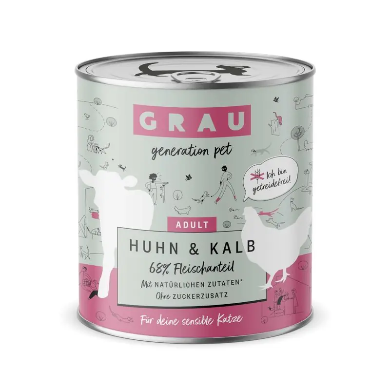 GRAU Adult gabonamentes 6 x 800 g Nézd meg most