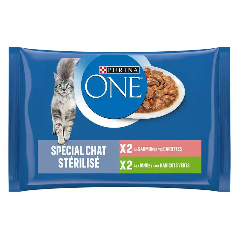 PURINA ONE Sterilised vegyes csomag 4 x 85 g Legjobb ár