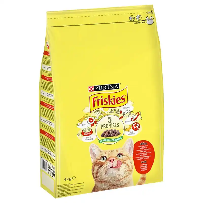 PURINA Friskies Adult Cat marha, csirke & zöldség Kedvezményes ár