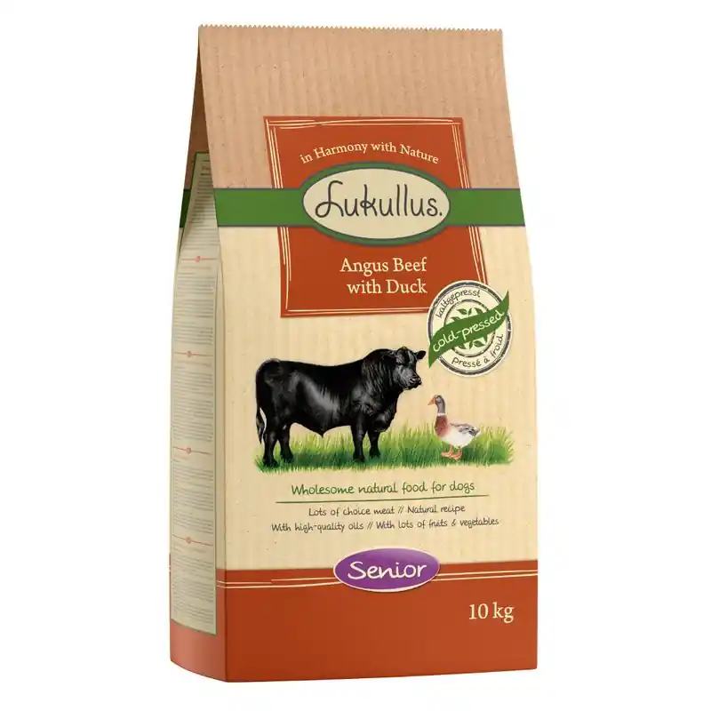 Árcsökkenés Lukullus Senior Angus-marha & kacsa