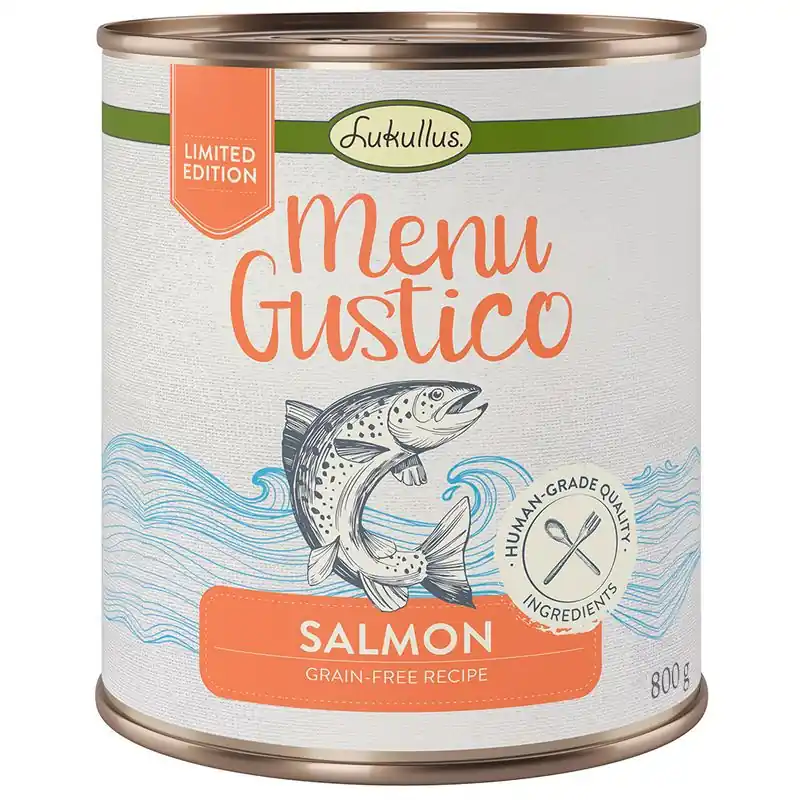 Lukullus Menu Gustico - Lazac, sárgarépa, lucerna & spenót Kihagyhatatlan ajánlat
