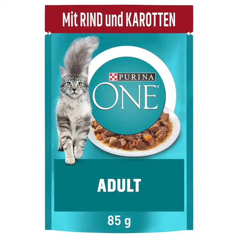 Kedvezményes ár PURINA ONE Adult marha & sárgarépa