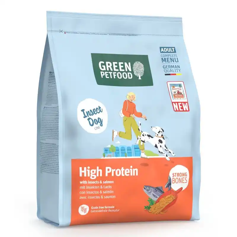Csak ma Green Petfood High Protein rovarok & lazac