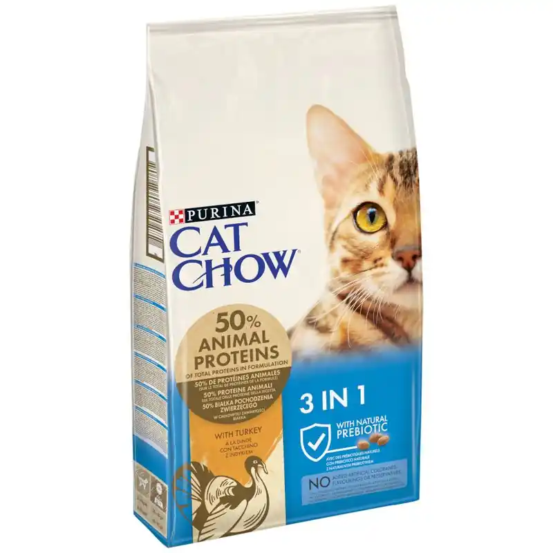 Akciós ár PURINA Cat Chow Special Care 3in1 pulyka