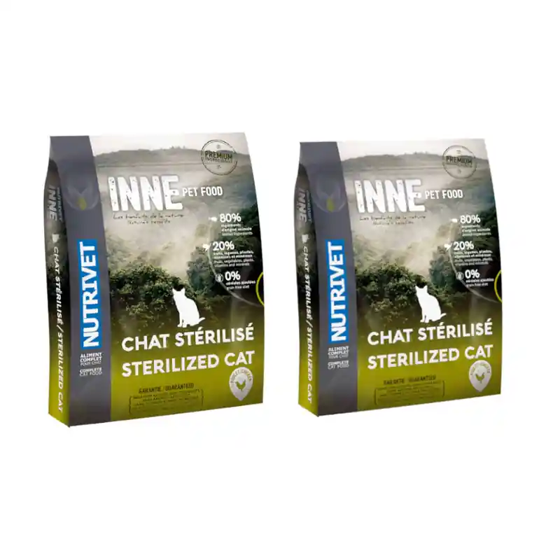 Bestseller 1 + 1 ingyen! 2 x 1,5 kg Nutrivet Inne Sterilised
