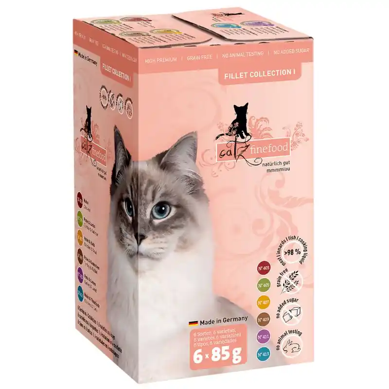Végkiárusítás catz finefood Fillets próbacsomag 6 x 85 g