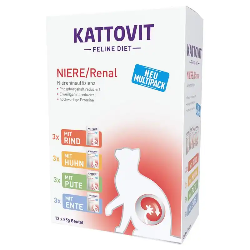 Kattovit Niere/Renal tasakos 12 x 85 g Újdonság