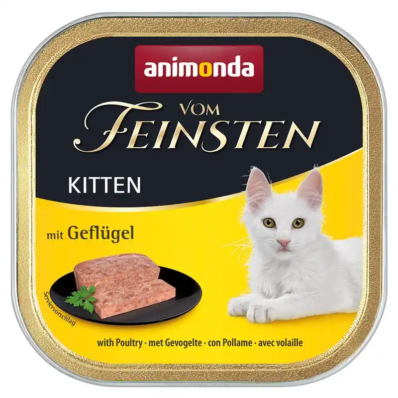 Azonnali szállítás animonda vom Feinsten Kitten 6 x 100 g
