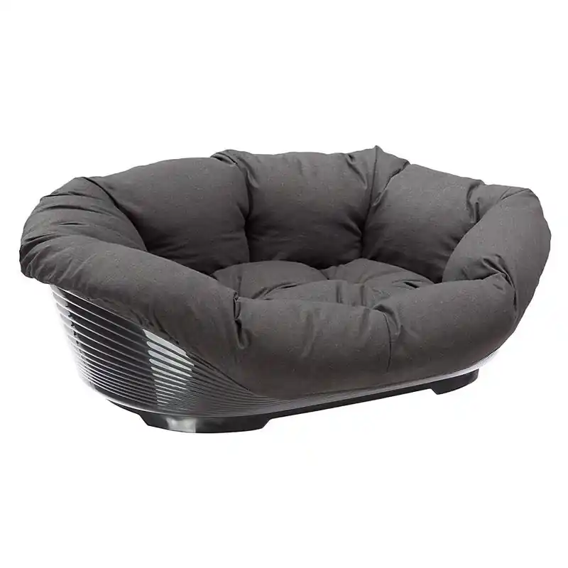 Ferplast Siesta Deluxe kutyakosár + Sofá antracit ágybetét szettben Bestseller