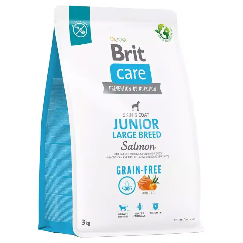 Vedd meg online Brit Care Dog Grain-free Junior Large Breed Salmon & Potato