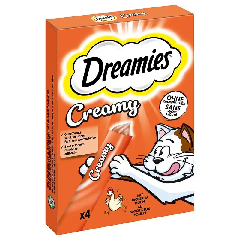 Dreamies Creamy Snacks Kiárusítás