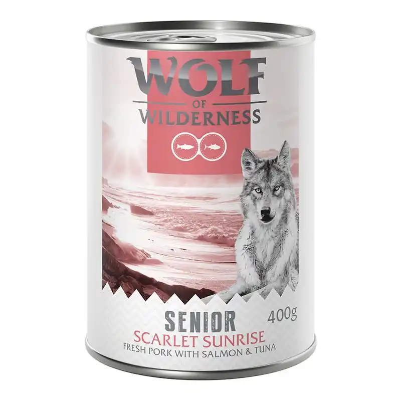 Újdonság Wolf of Wilderness Senior - sok friss vörös hússal