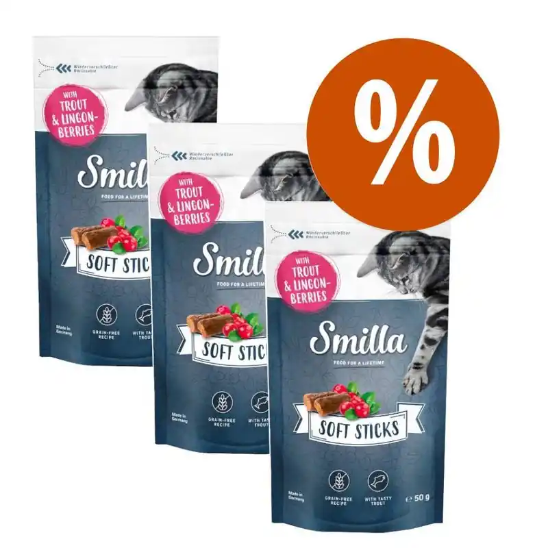 Smilla Soft Sticks gazdaságos csomag 3 x 50 g Végkiárusítás